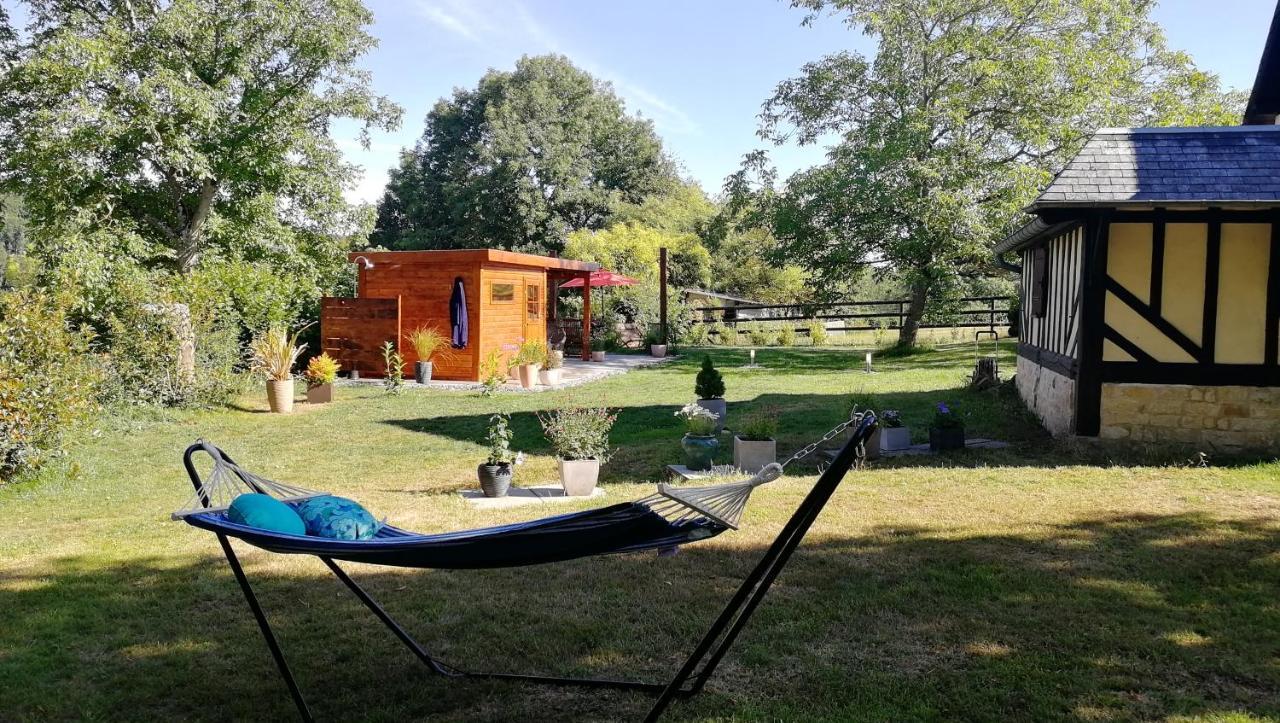 Le Cottage Du Coudray, Gite Avec Chalet Sauna La Fresnaie-Fayel Eksteriør bilde